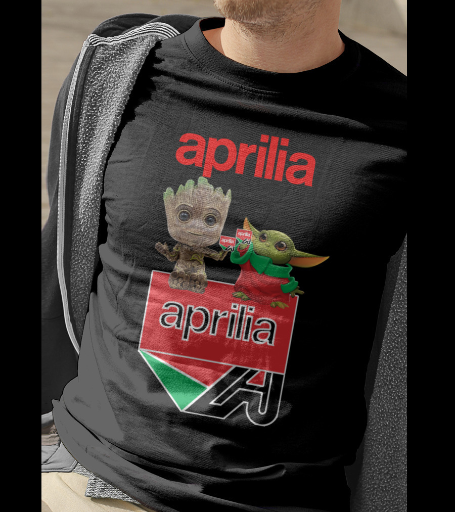 Aprilia Dh 21 Groot Baby Yoda Collaboration T-Shirt