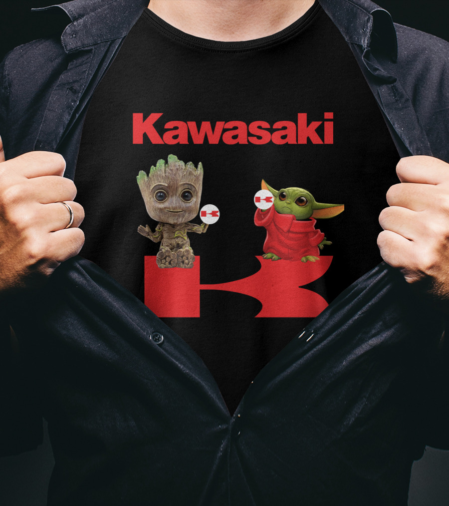 Kawasaki Groot Yoda Dh T-Shirt