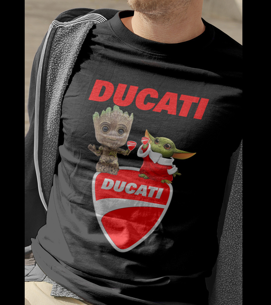 Ducati Groot Yoda Guardians Star Wars Collaboration T-Shirt