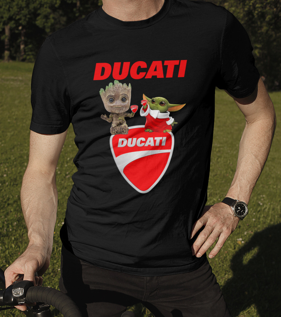 Ducati Groot Yoda Guardians Star Wars Collaboration T-Shirt
