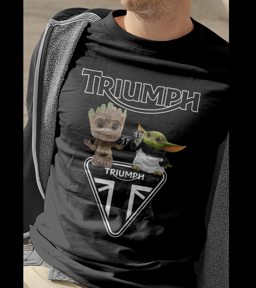 Triumph Groot Yoda Dh 21 Logo Collaboration T-Shirt