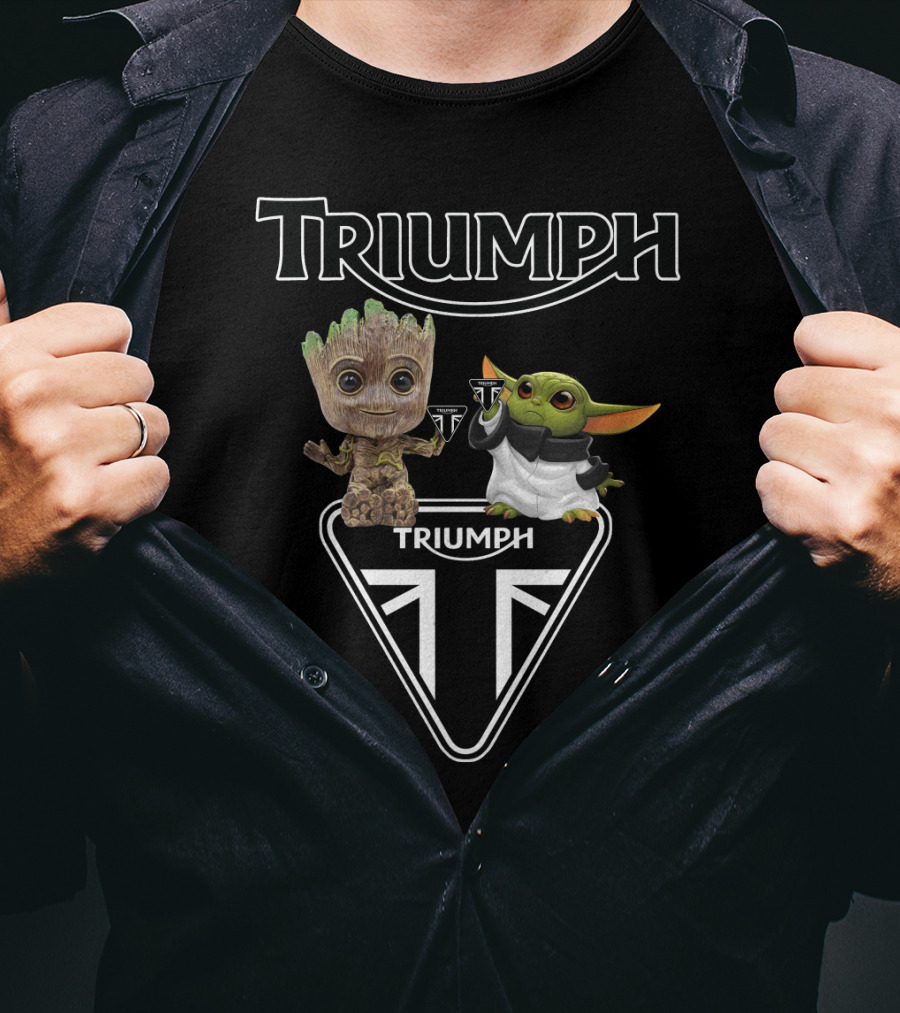 Triumph Groot Yoda Dh 21 Logo Collaboration T-Shirt