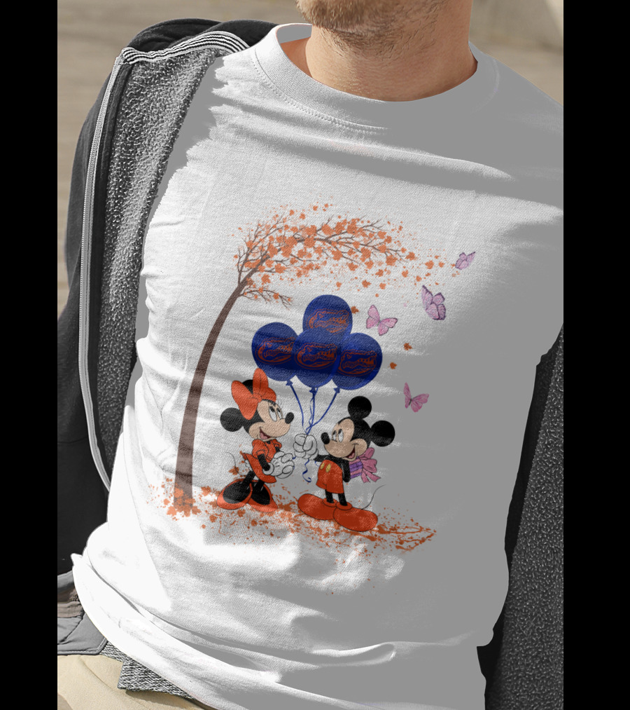 Ncaa Florida Gators Balloons With Mickey And Minnie Mouse T-Shirt