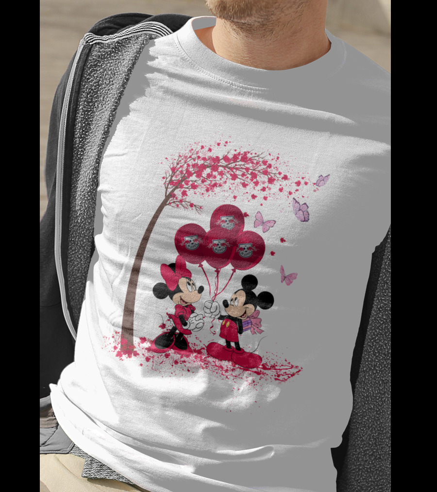 DH 29 Bundesliga RB Leipzig Minnie And Mickey Balloons T-Shirt