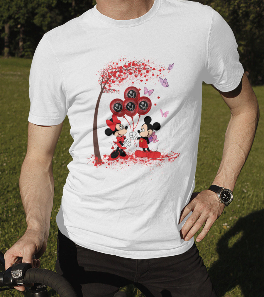 DH 29 Premier League Sheffield United Mickey Minnie Balloons T-Shirt