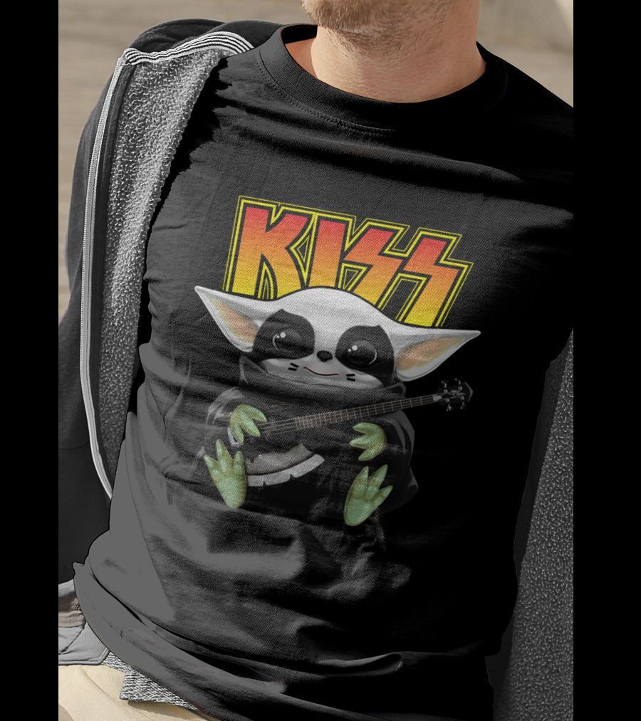 KISS Eric Singer Baby Alien With Guitar T-Shirt