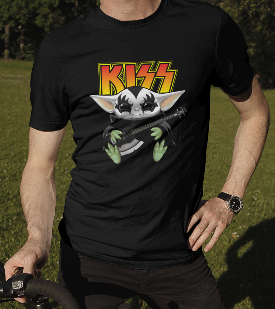 KISS Gene Simmons Baby Alien Guitar T-Shirt