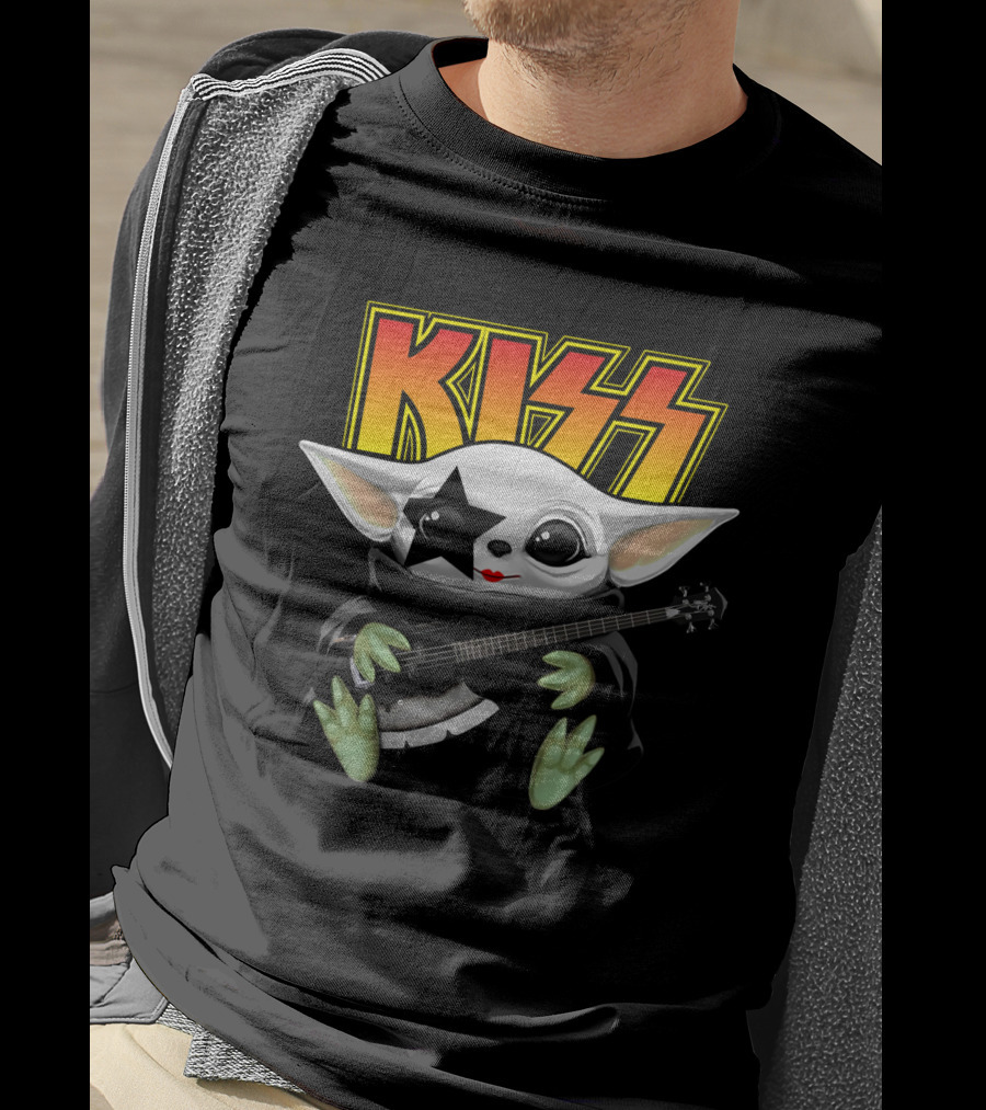 KISS Baby Alien Guitar Paul Stanley T-Shirt