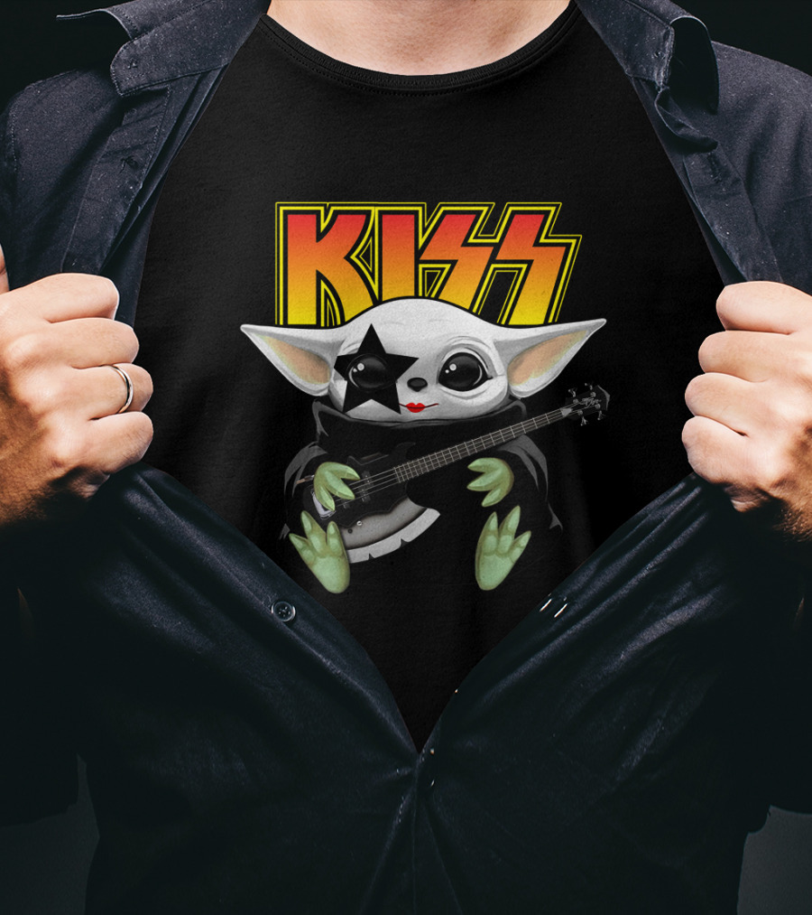 KISS Baby Alien Guitar Paul Stanley T-Shirt