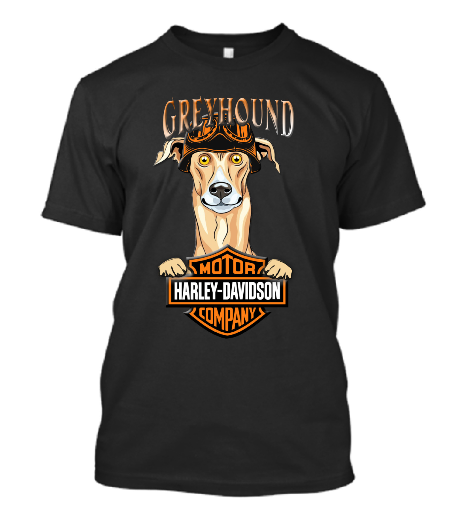Greyhound Harley Davidson Motor Company T-Shirt