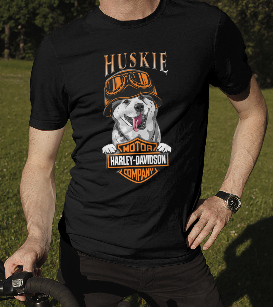 Huskie Harley Davidson Motorcycle Company T-Shirt