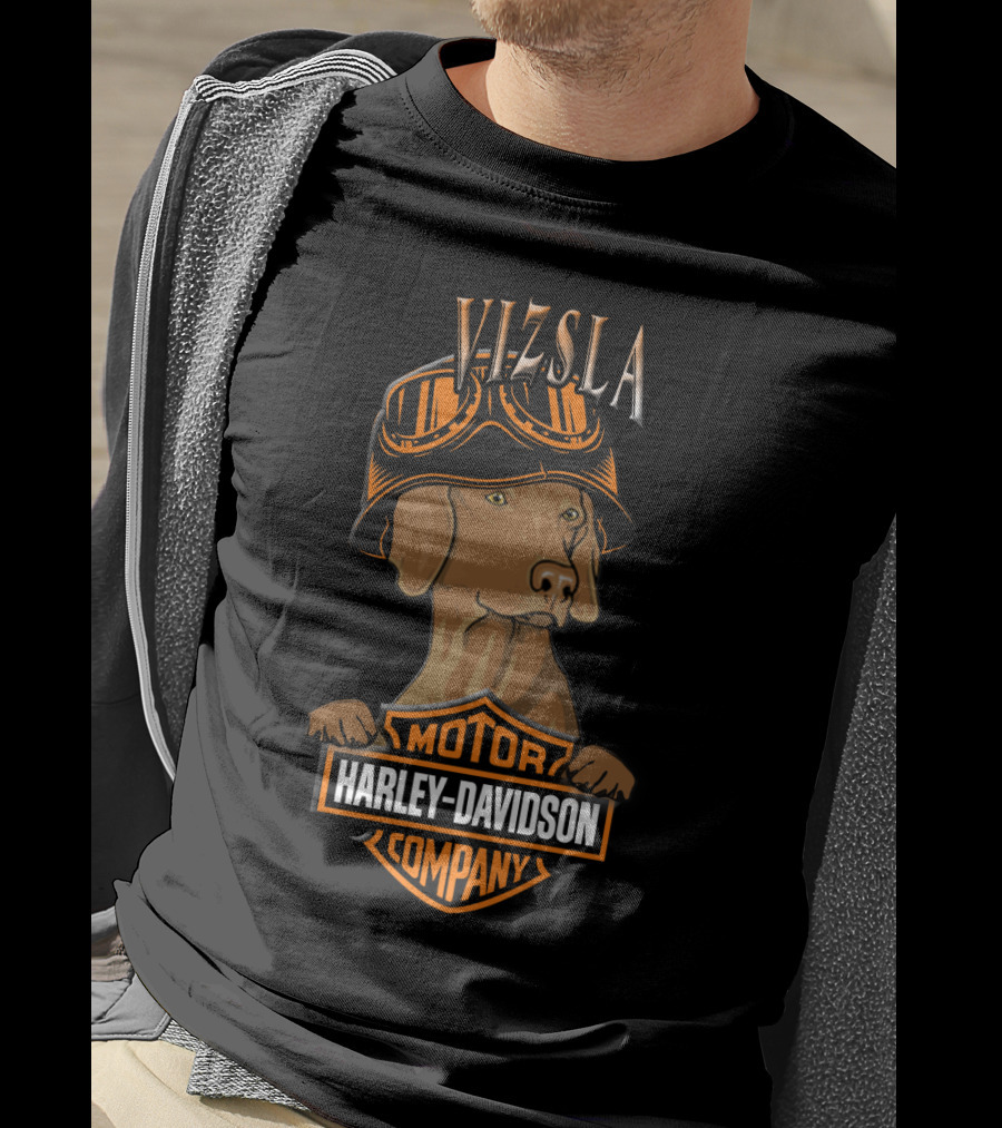 Harley Davidson Vizsla Motorcycle Company T-Shirt