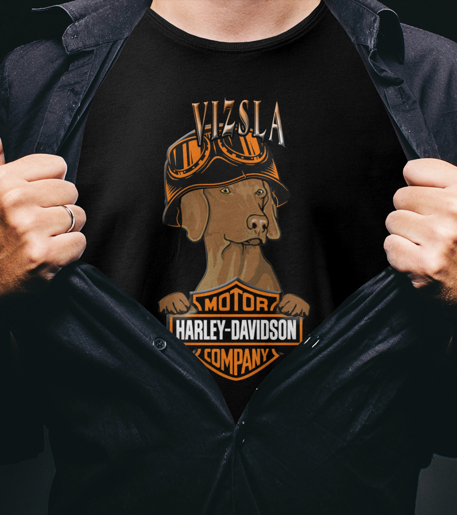 Harley Davidson Vizsla Motorcycle Company T-Shirt