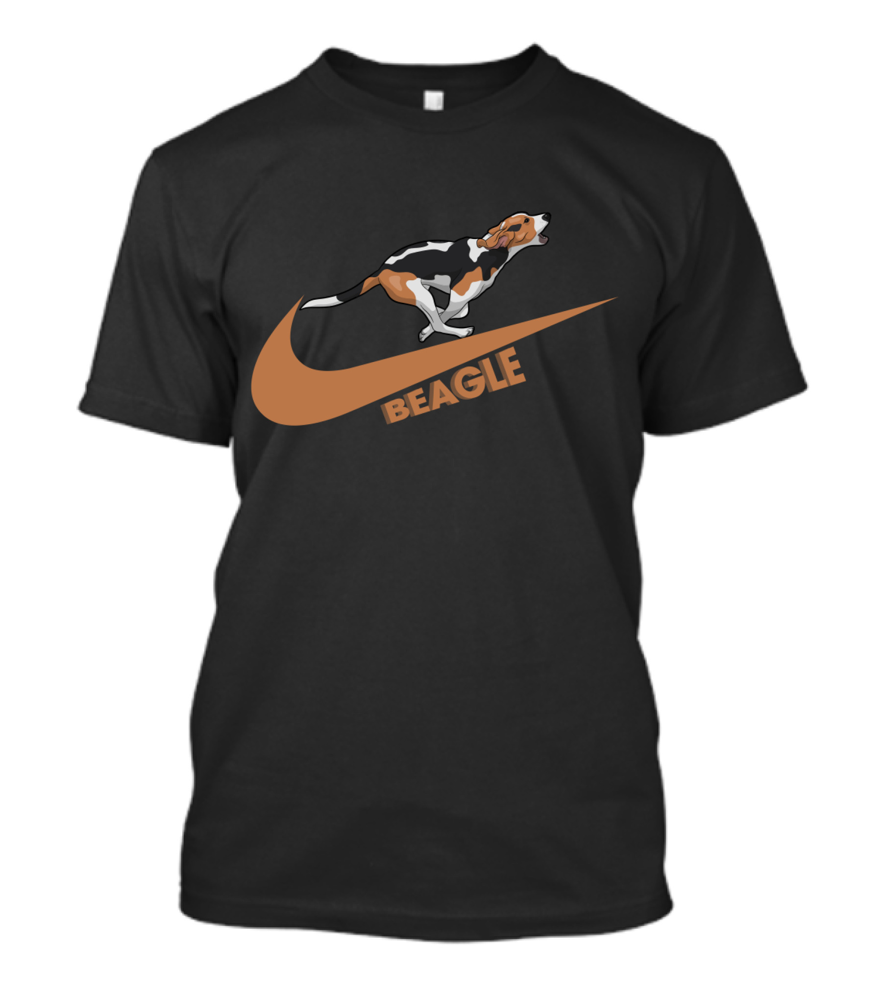 Beagle Nike Swoosh Dog T-Shirt