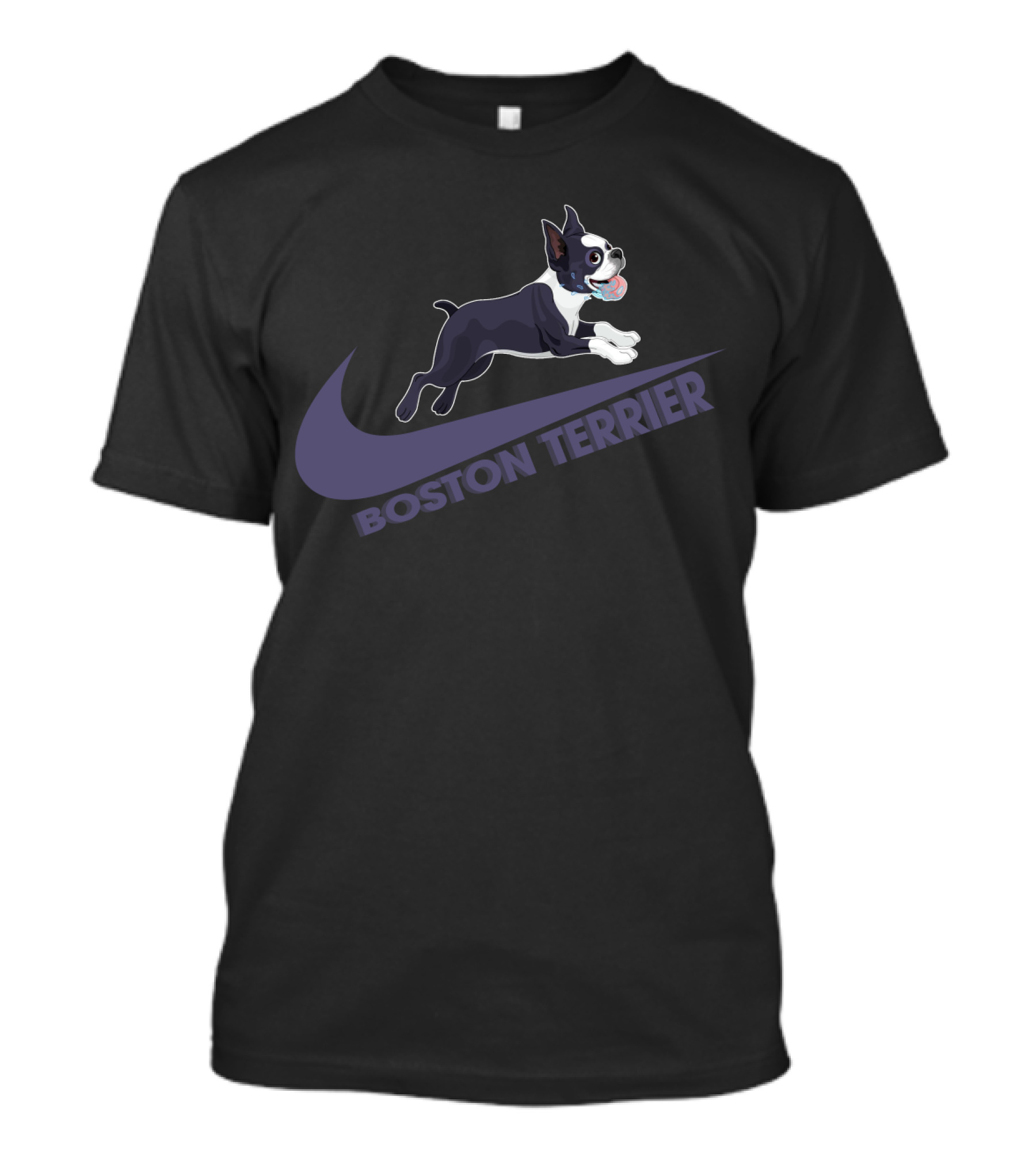 Boston Terrier Nike Logo Style Design Dh T-Shirt