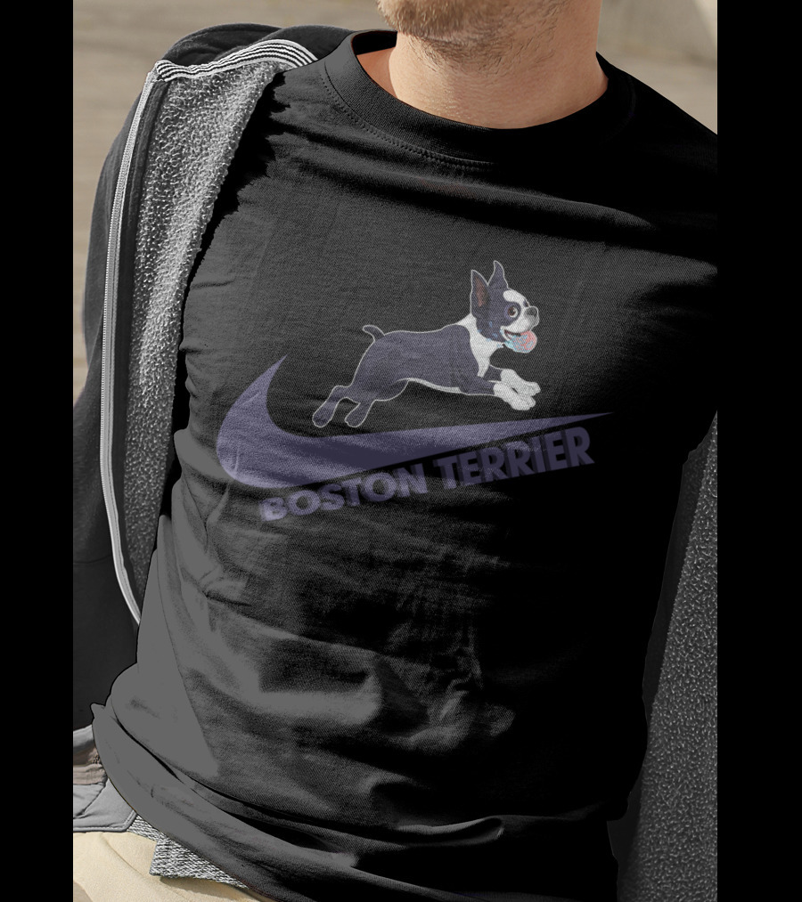 Boston Terrier Nike Logo Style Design Dh T-Shirt