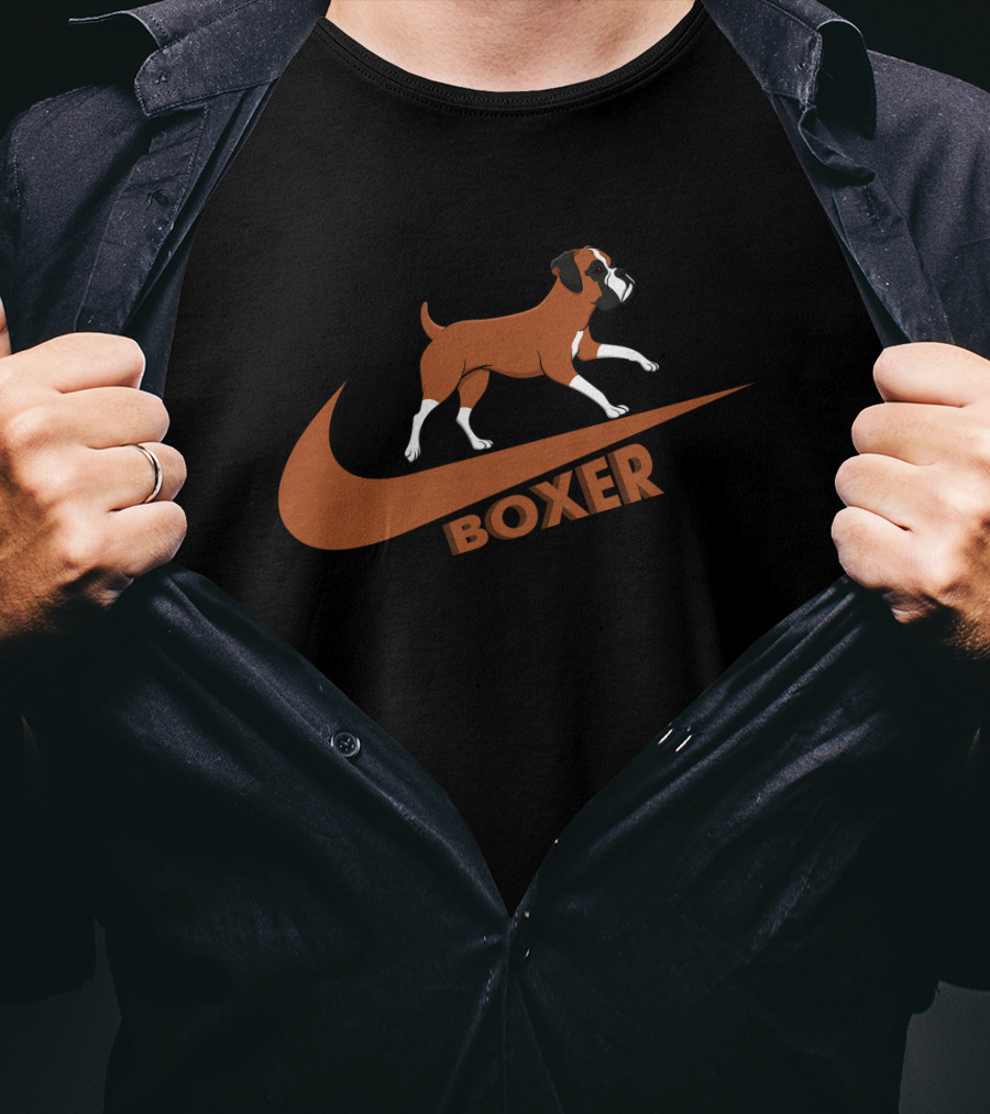 Boxer Nike Dog T-Shirt