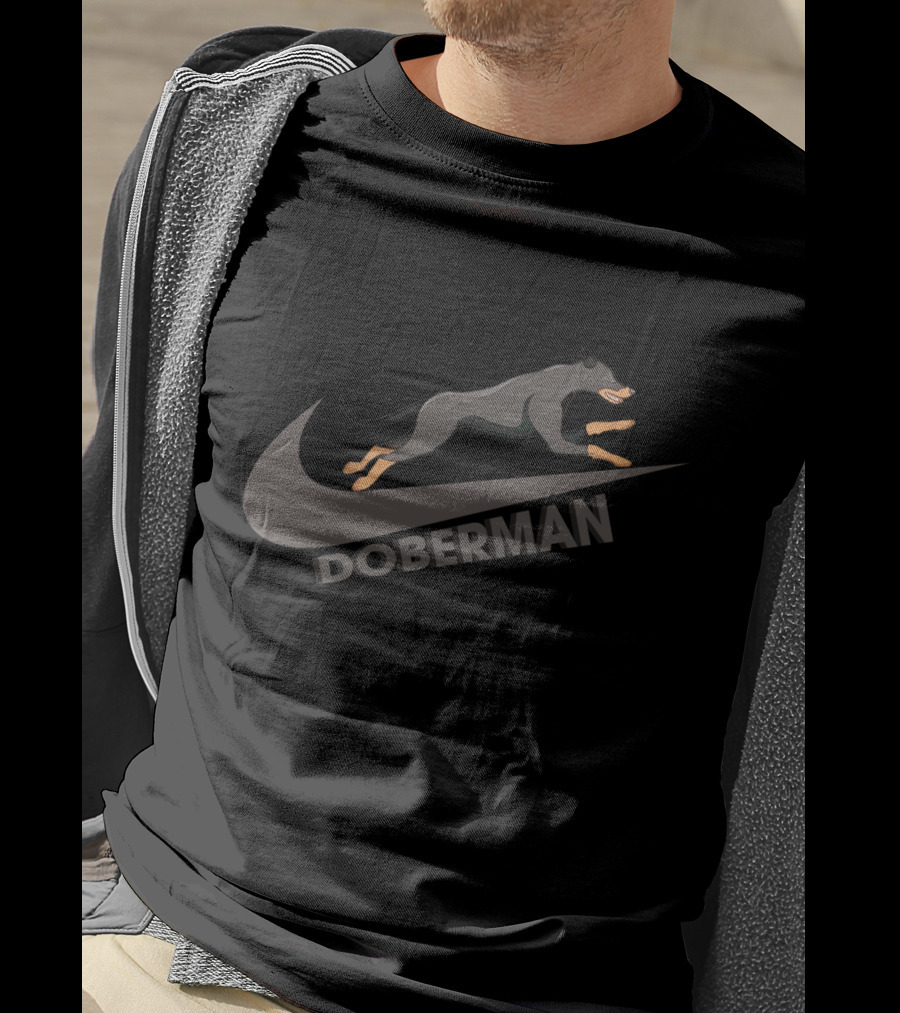Doberman Nike Swoosh T-Shirt