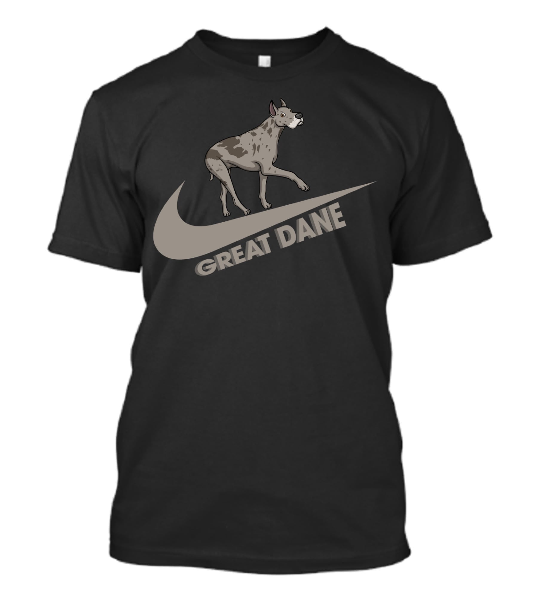 Great Dane Nike Logo Dog T-Shirt