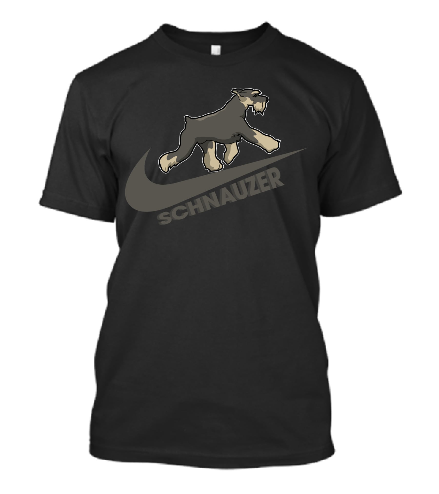 Schnauzer Nike Swoosh T-Shirt