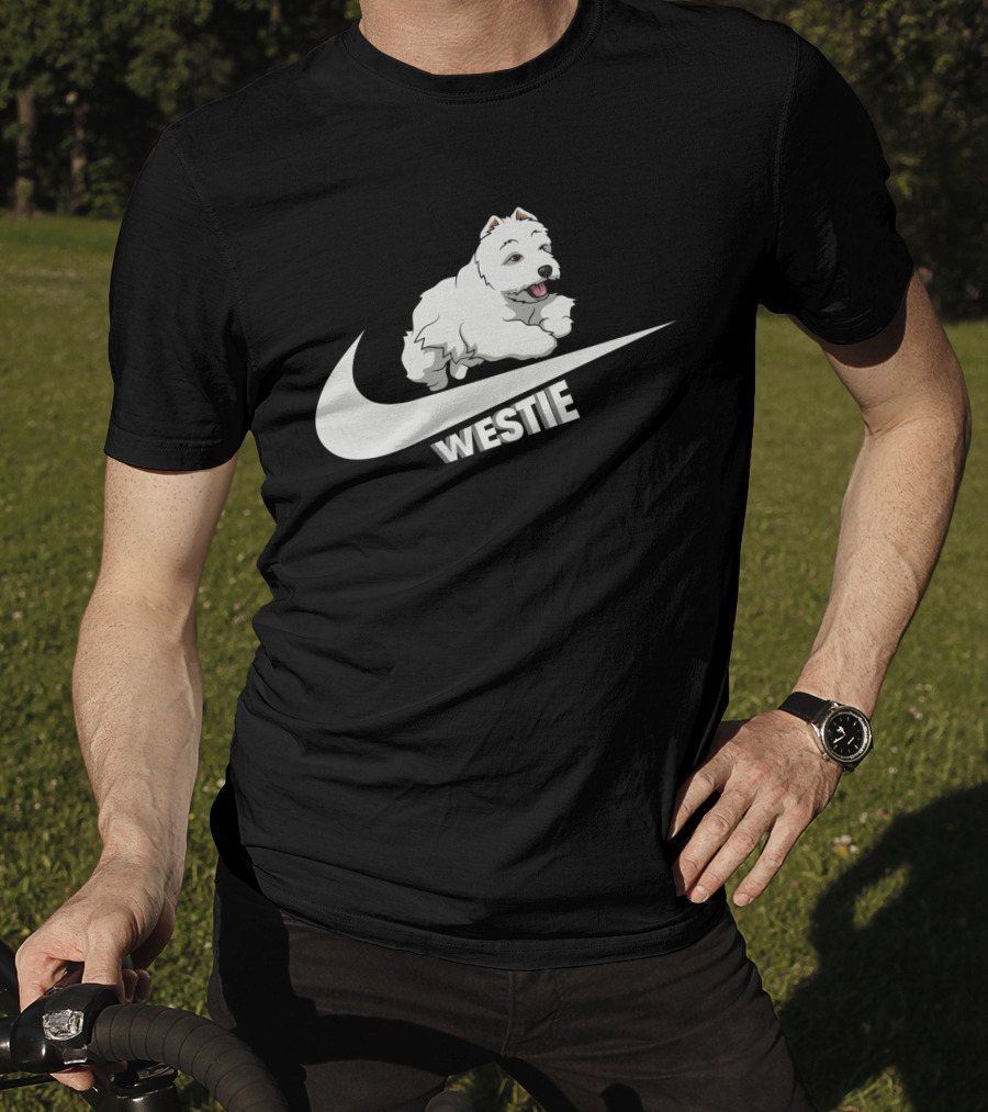 Westie Dog Nike Swoosh T-Shirt
