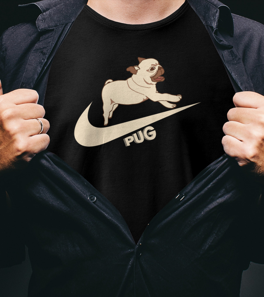 Pug Nike Logo Style T-Shirt