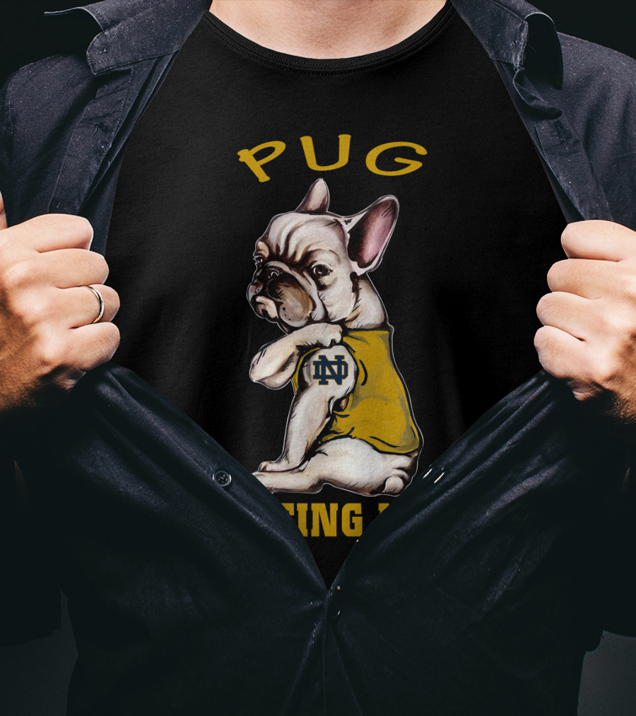 Pug Fighting Irish Ncaa Nd T-Shirt