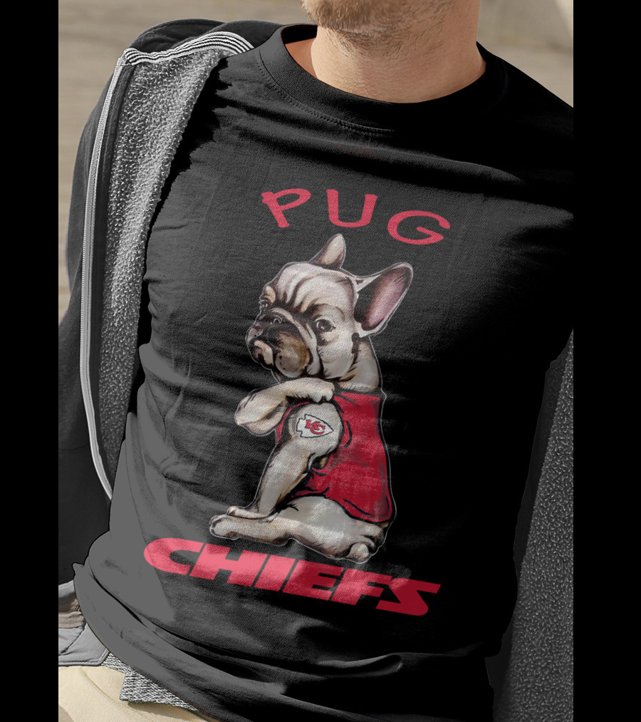 Pug Chiefs Nflkcc T-Shirt