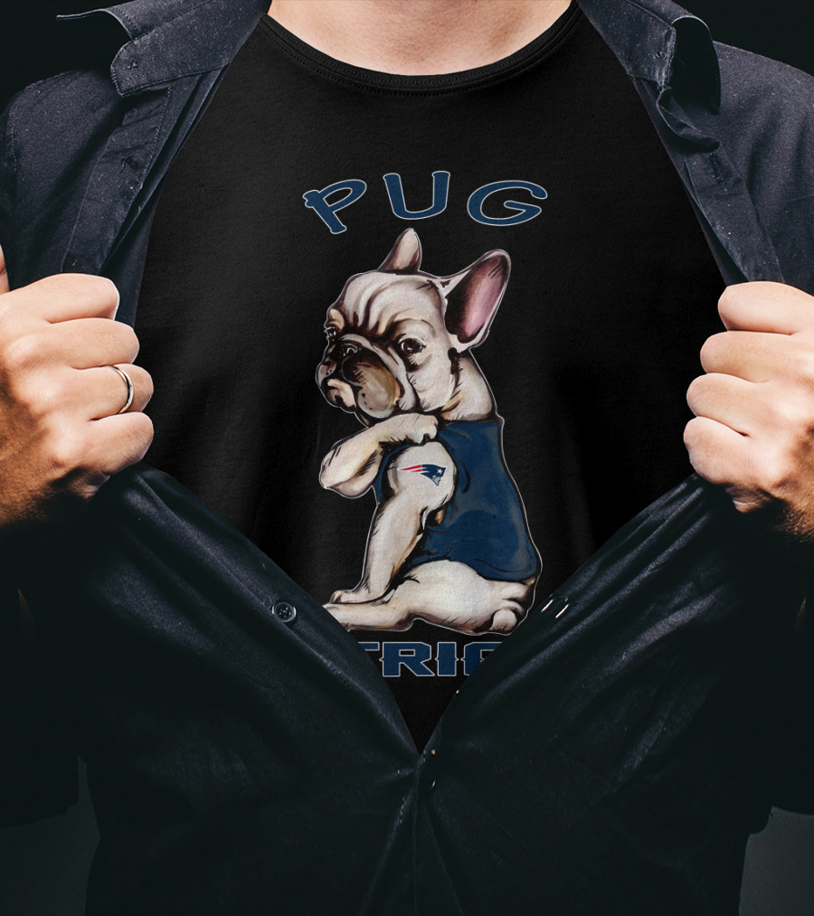 Pug Patriots Nflnep T-Shirt