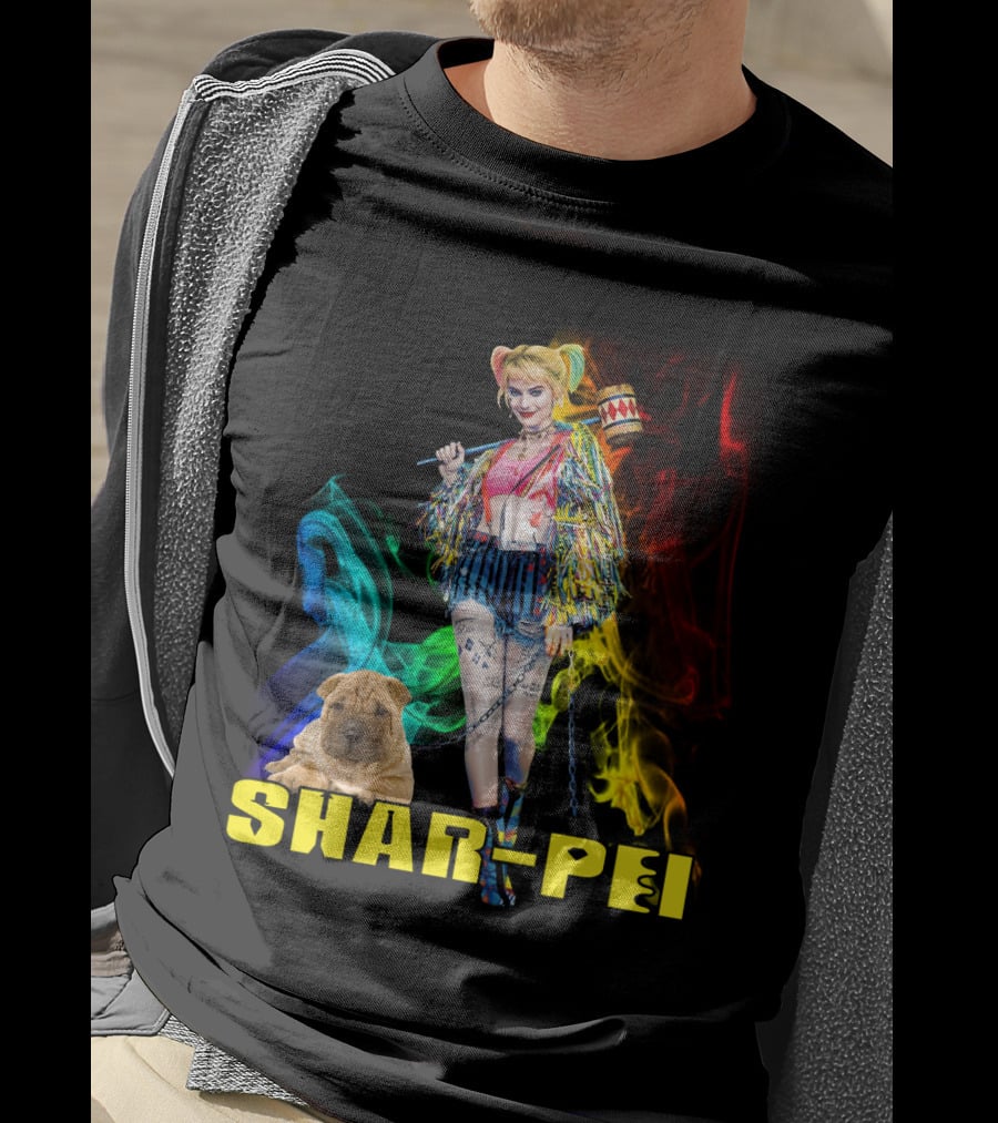 Shar-Pei Harley Quinn Dh T-Shirt