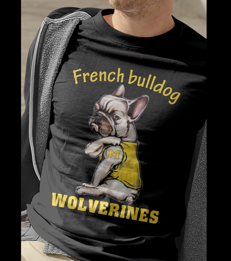French Bulldog Wolverines M T-Shirt