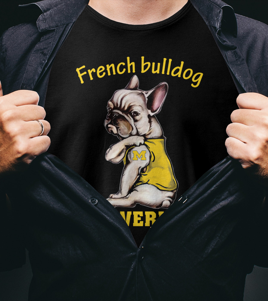 French Bulldog Wolverines M T-Shirt