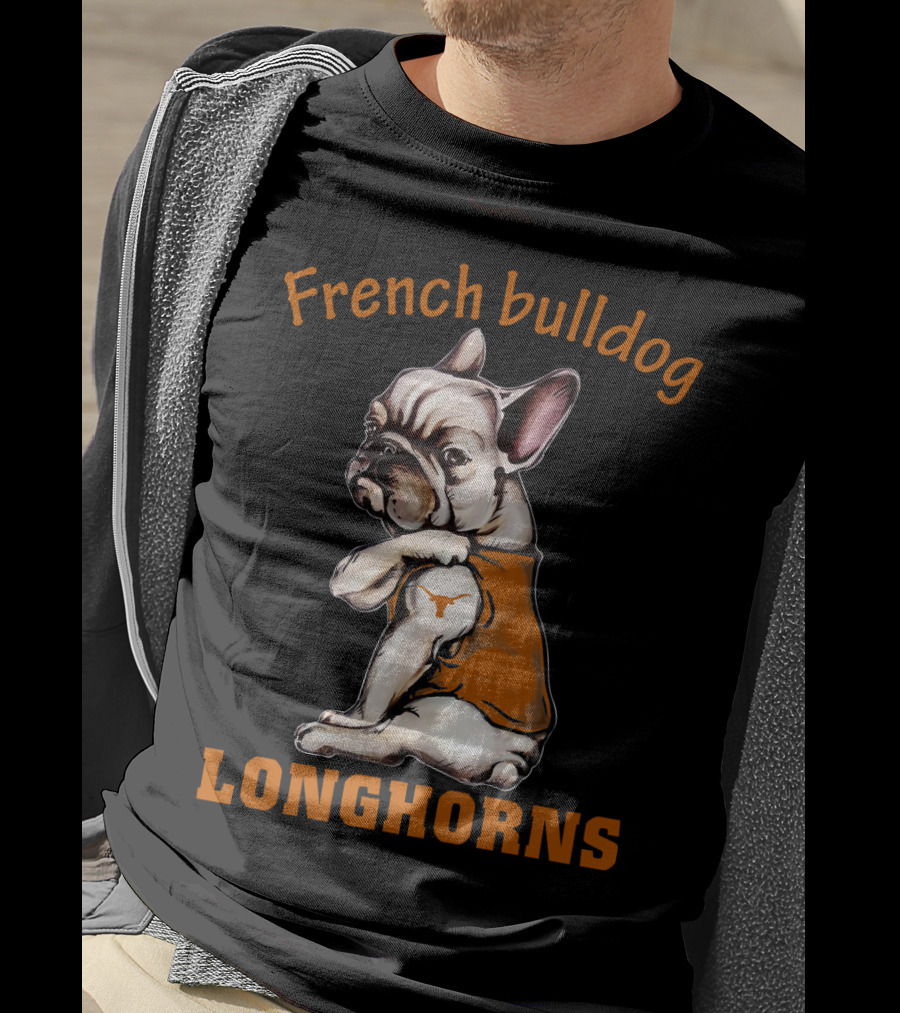 French Bulldog Longhorns T-Shirt