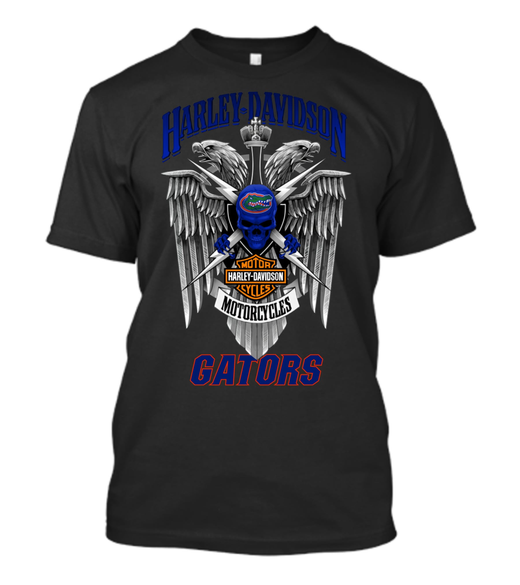 Harley Davidson Motorcycles Gators Florida Gators Motorcycle Cycles T-Shirt