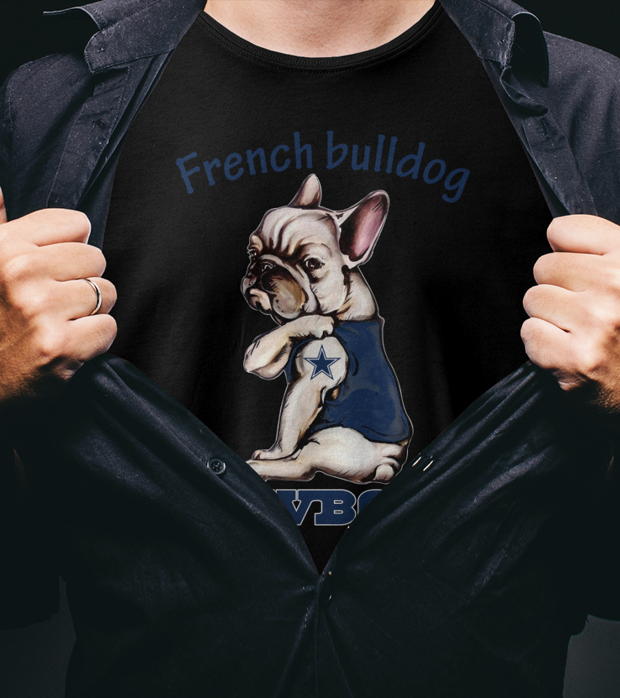 French Bulldog Cowboys 38 Nfldc Fd T-Shirt