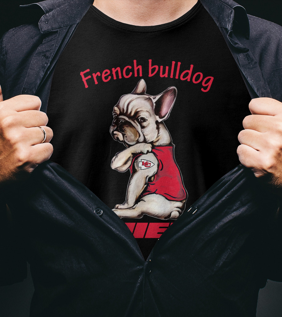 French Bulldog Chiefs Nflkcc 38 Fd T-Shirt