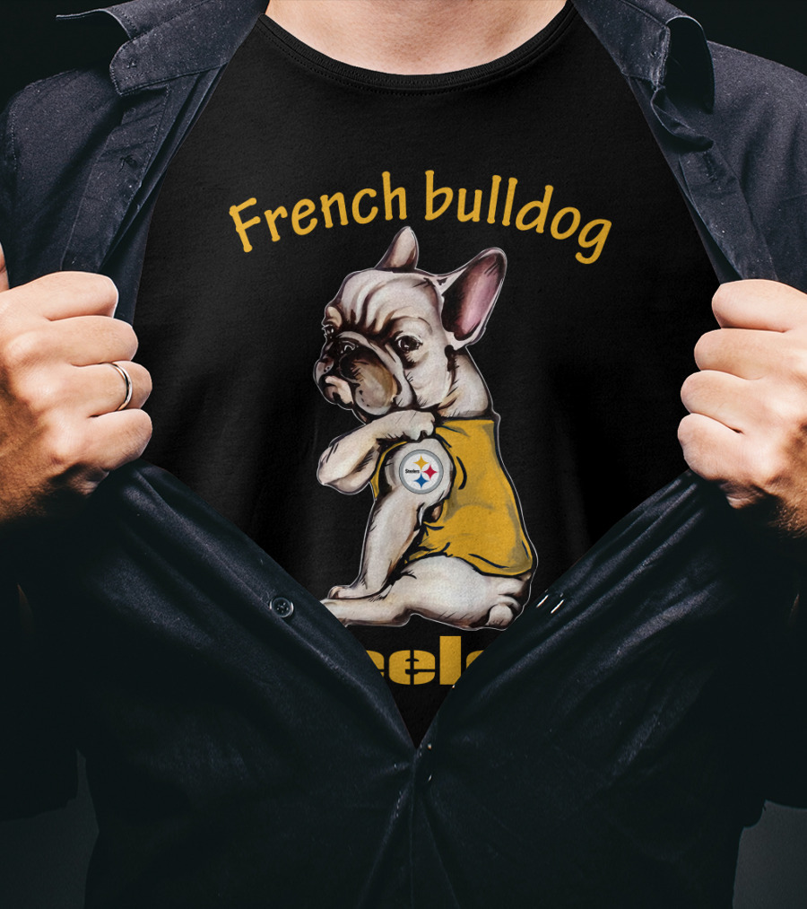 French Bulldog Steelers Nfl 38 Dh Ps Fd T-Shirt