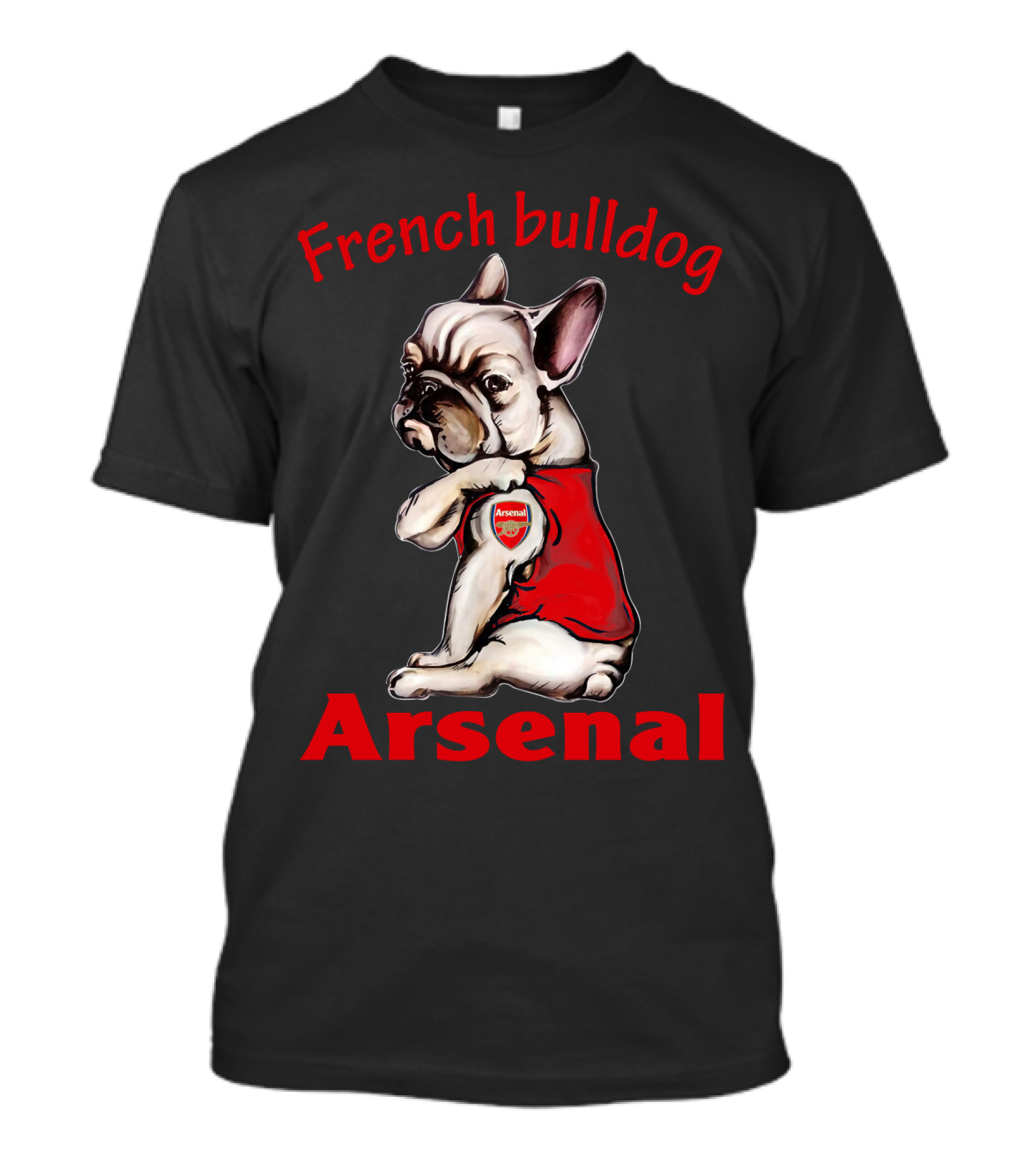 French Bulldog Arsenal T-Shirt