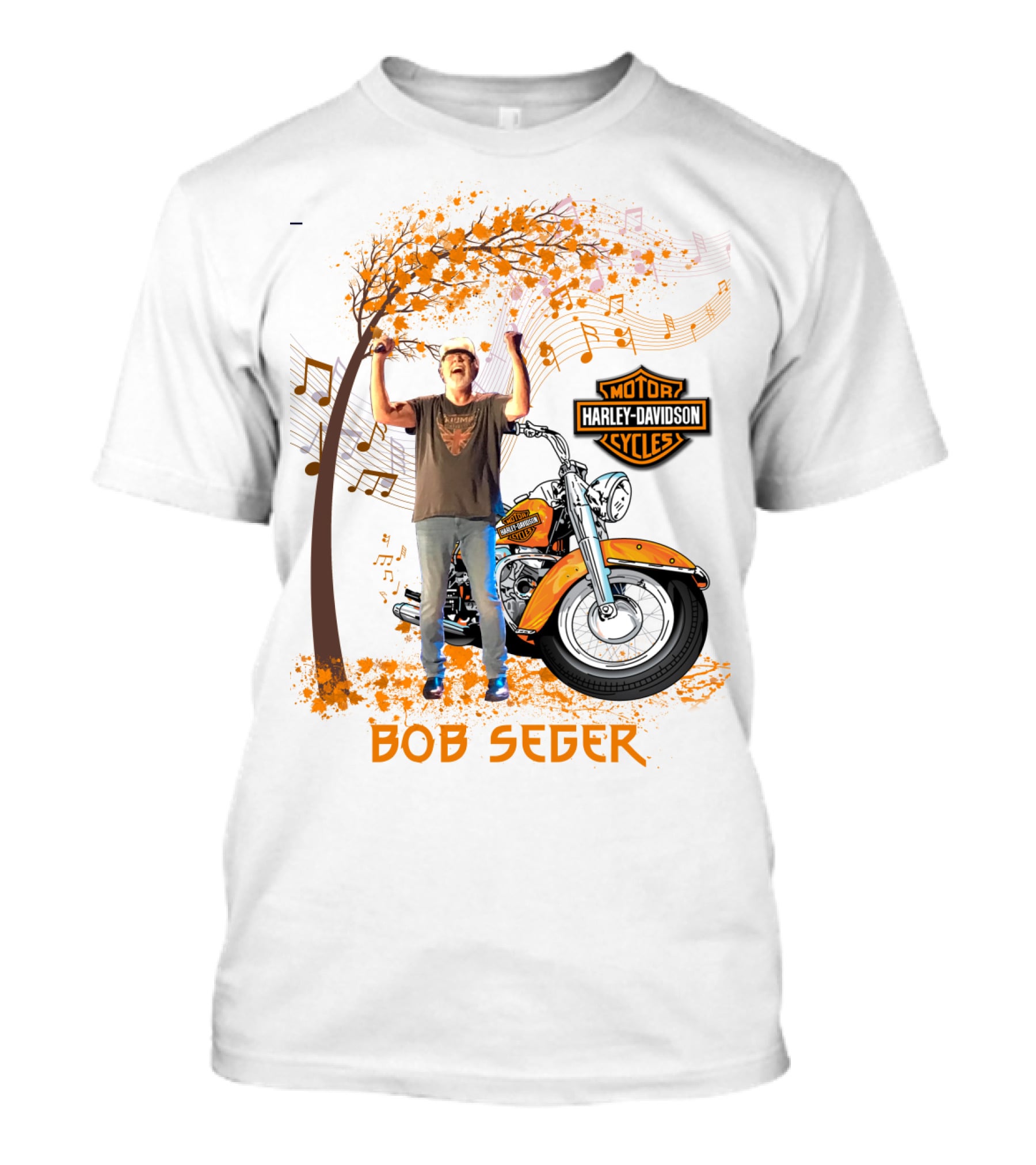 Bob Seger Harley Davidson Motorcycles Music Celebration T-Shirt
