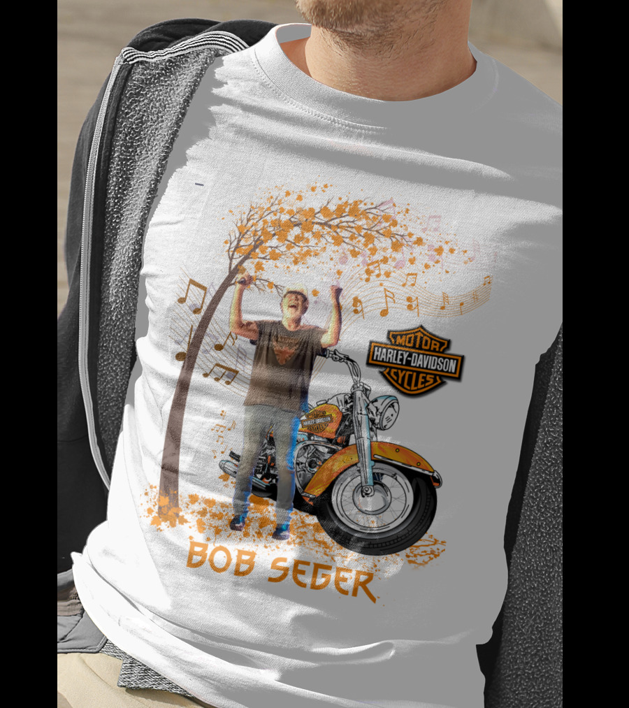 Bob Seger Harley Davidson Motorcycles Music Celebration T-Shirt