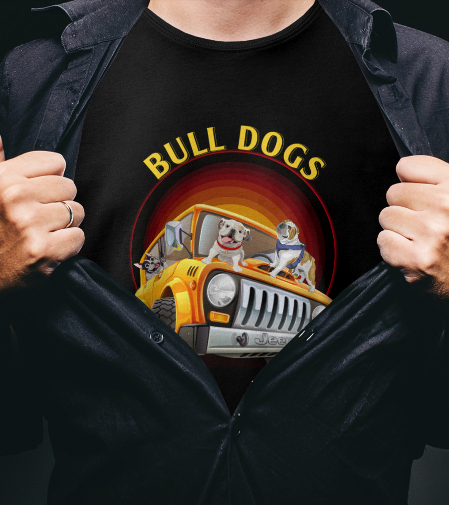 Bull Dogs Jeep Adventure Car 51 Dh T-Shirt
