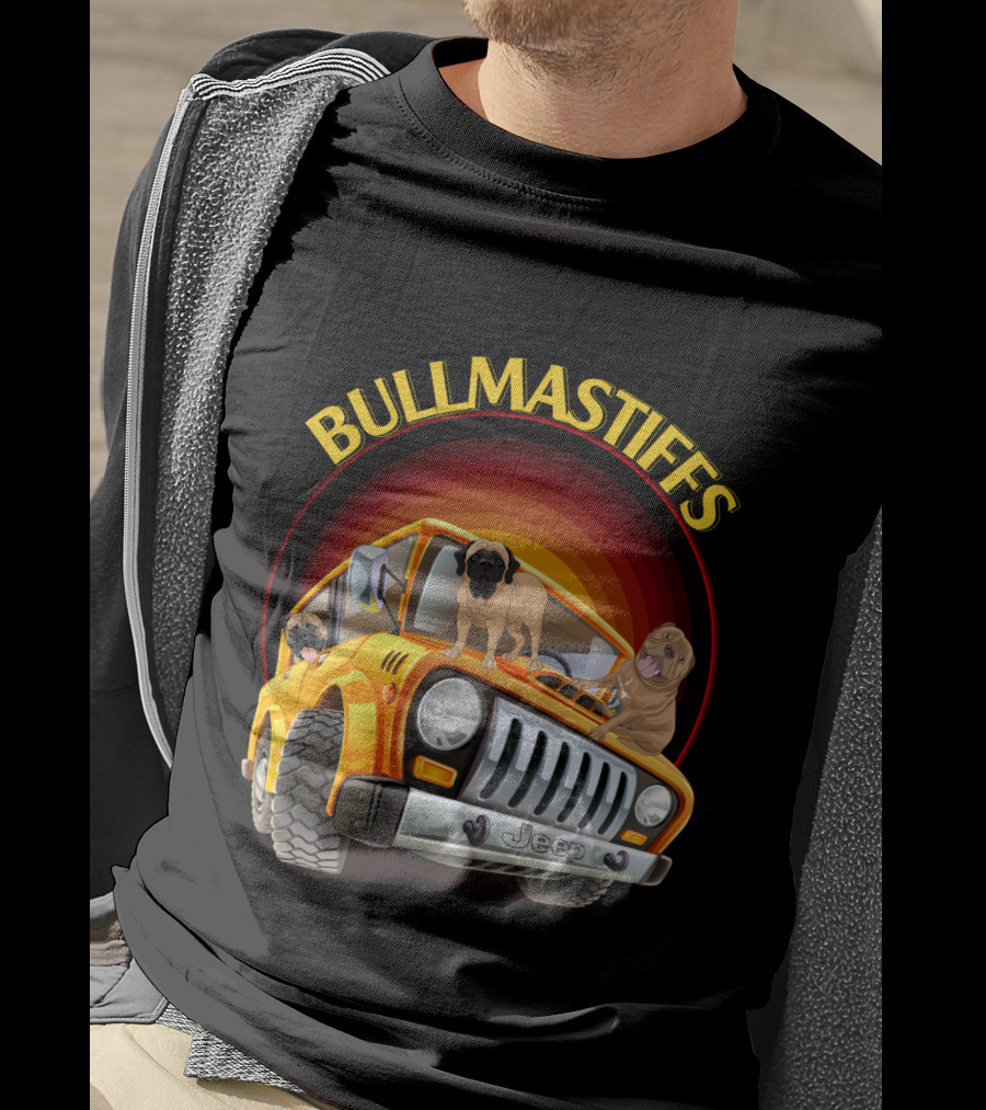 Bullmastiffs Jeep T-Shirt