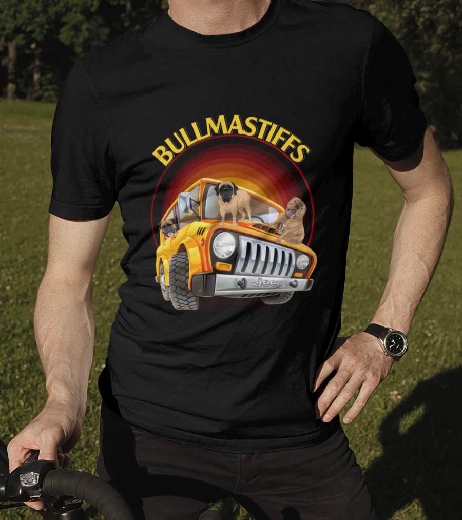 Bullmastiffs Jeep T-Shirt