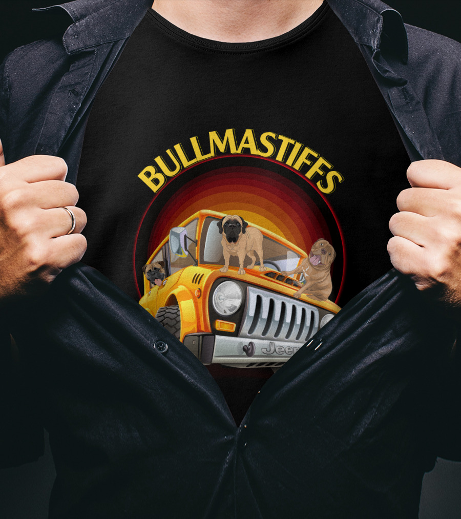 Bullmastiffs Jeep T-Shirt