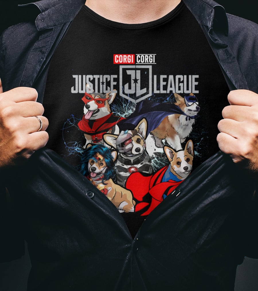 Corgi Justice League Superhero Dh 55 Jl T-Shirt