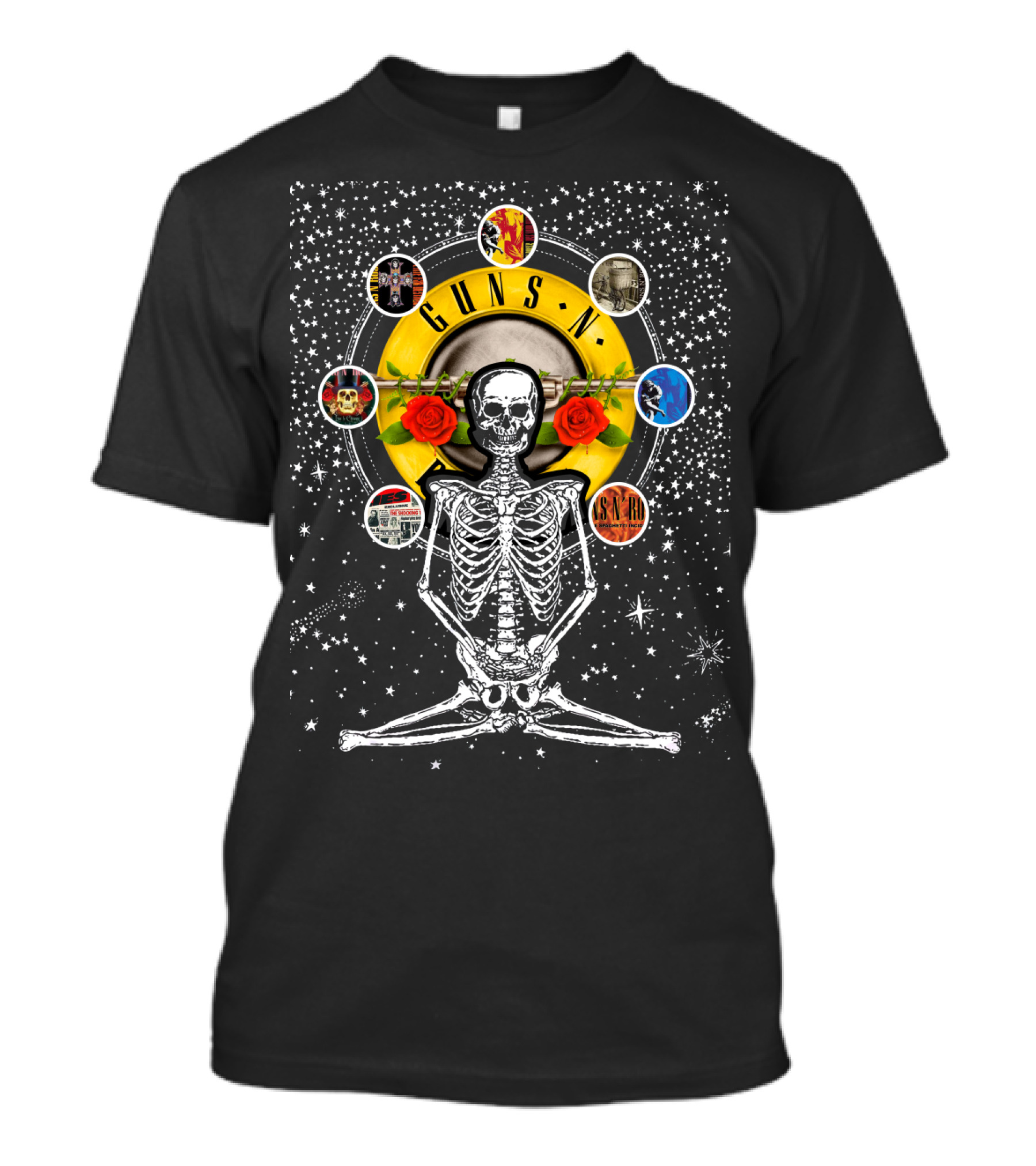 Guns N' Roses DH 59 Skeleton Celestial T-Shirt