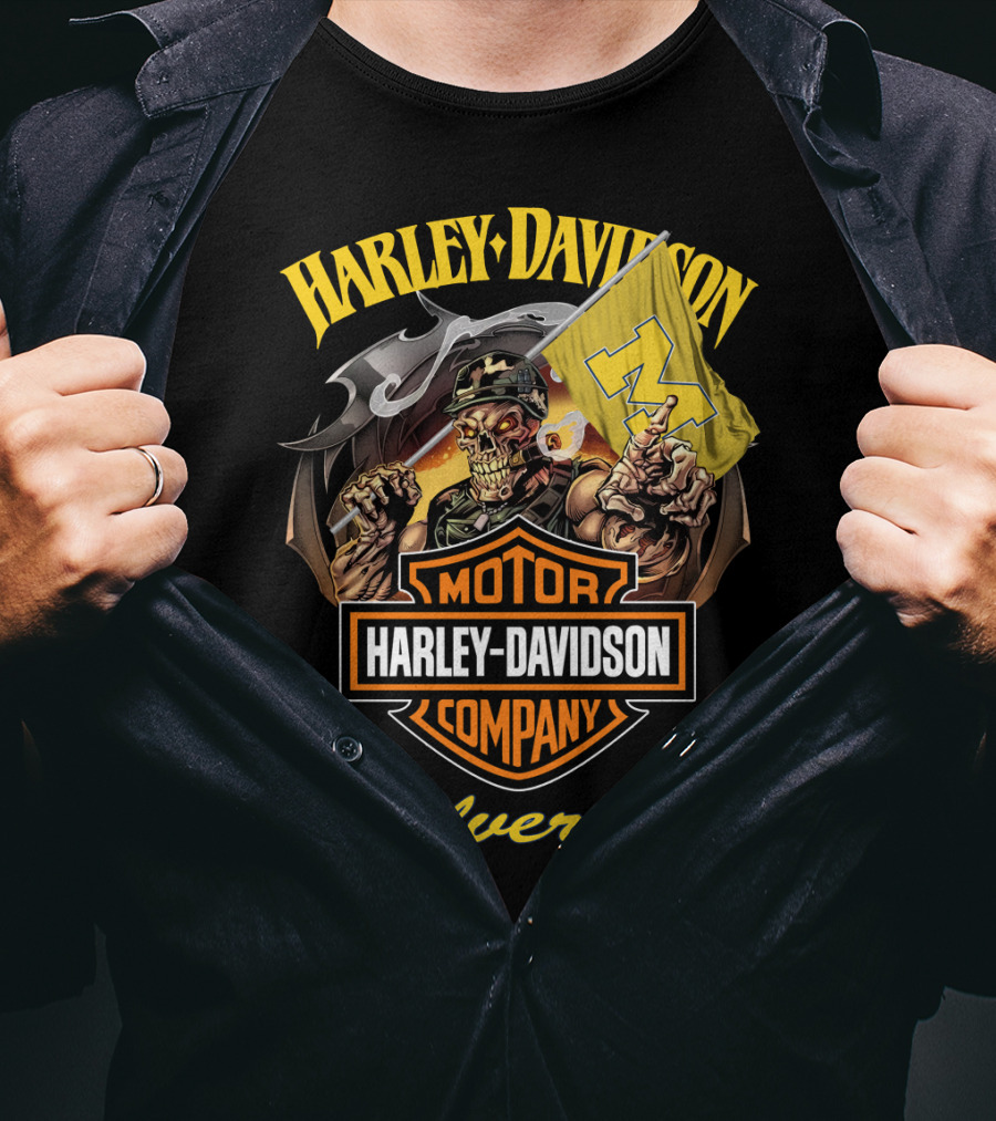 Harley Davidson Motor Company Wolverines T-Shirt