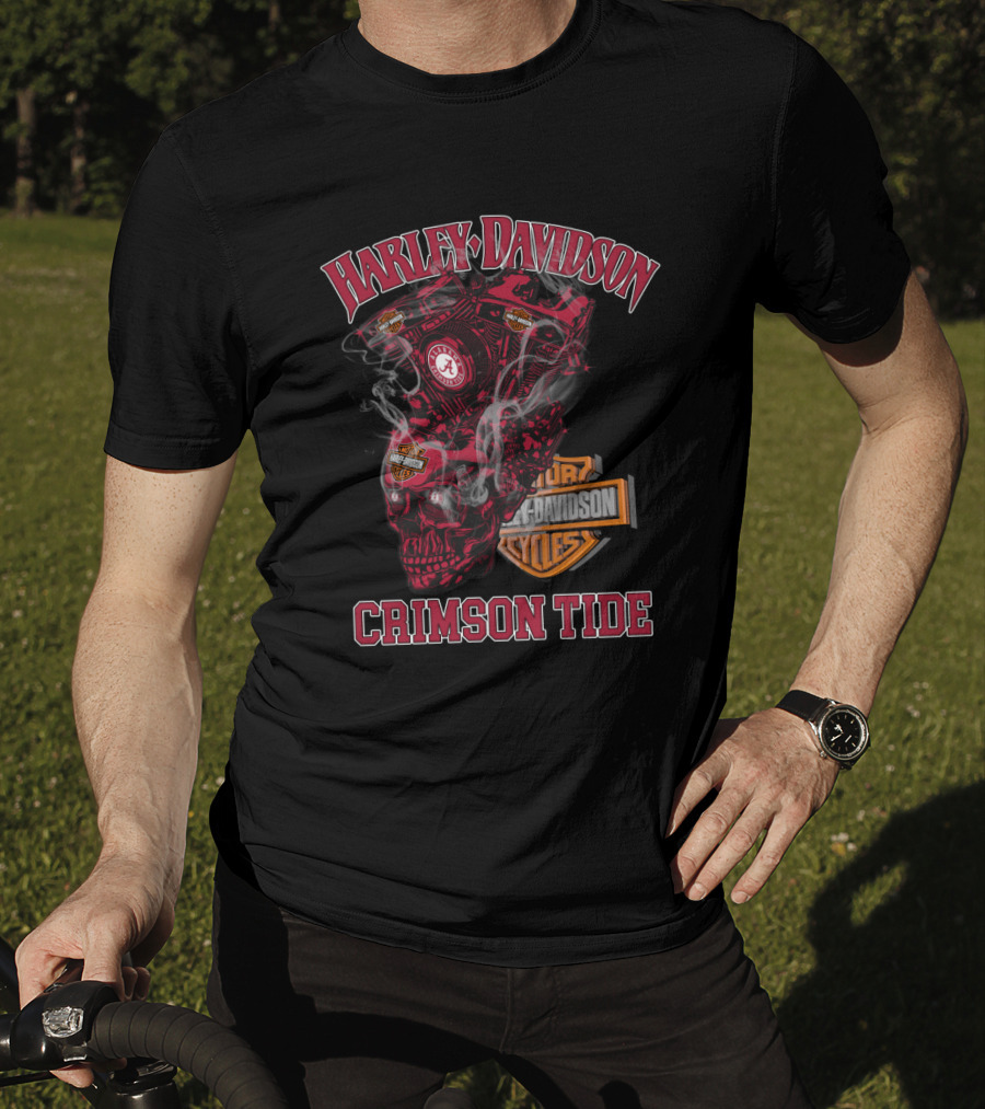 Harley Davidson Alabama Crimson Tide T-Shirt