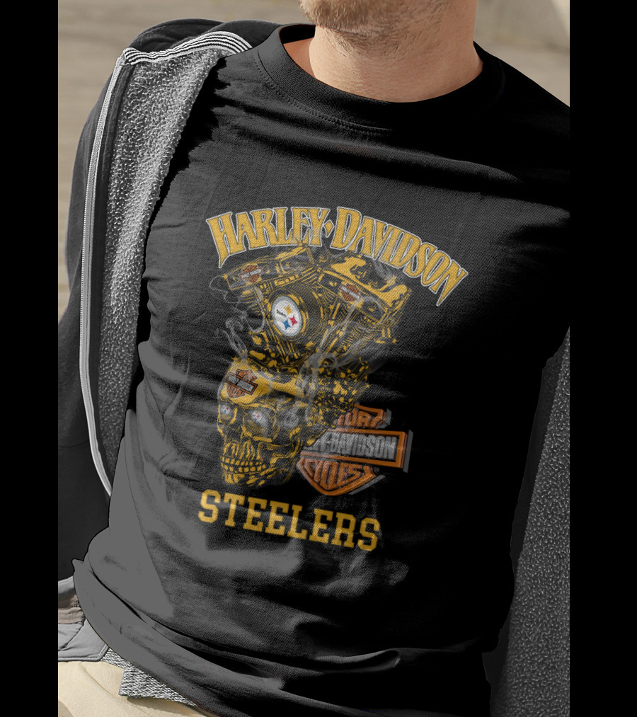 Harley Davidson Steelers Pittsburgh Hd 70 T-Shirt