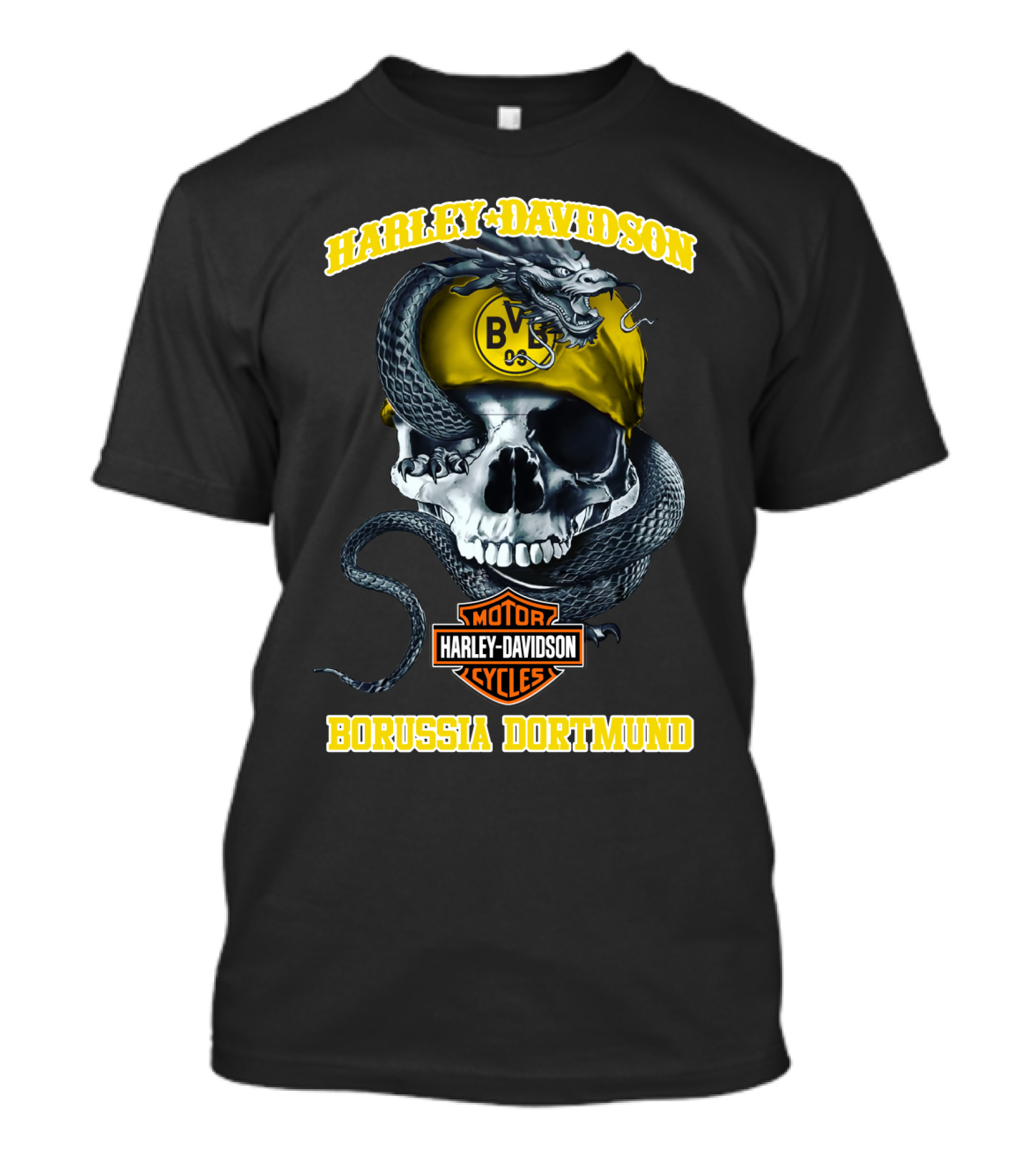 Harley Davidson Motor Cycles Bvb 09 Borussia Dortmund T-Shirt